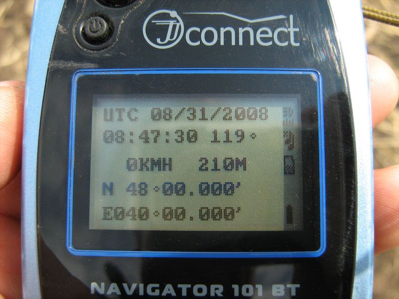 GPS reading