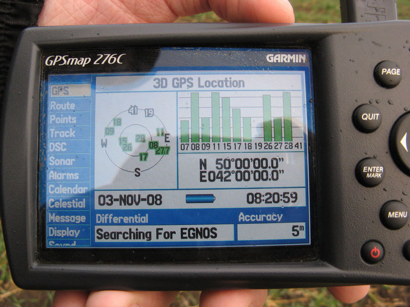 GPS readings