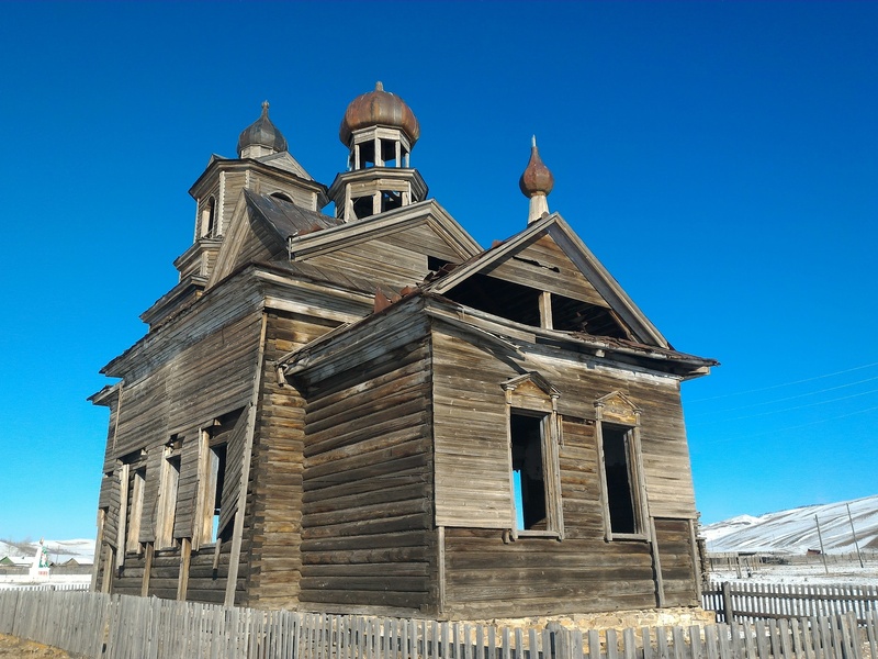 Church in Kurunzultay / Церковь в с. Курунзулай