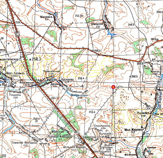 Topo map