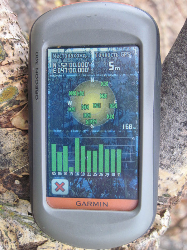 GPS reading