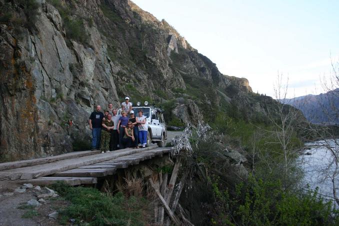 На реке Катунь -- On the Katun river