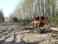 #4: Лесовозная дорога с брошенной техникой/Logger's dirt road with abandoned machinery