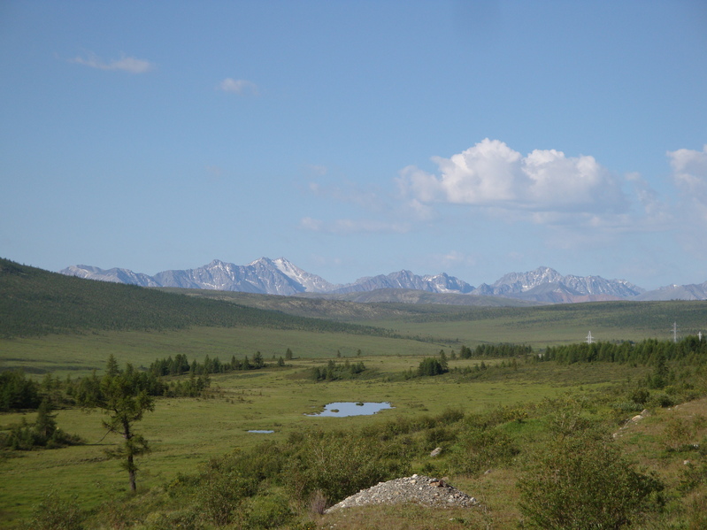 Вид на гору Мунку-Сардык/Mountain Munku-Sardyk