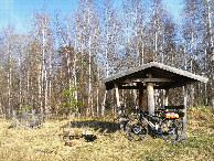 #9: My bike near the gazebo