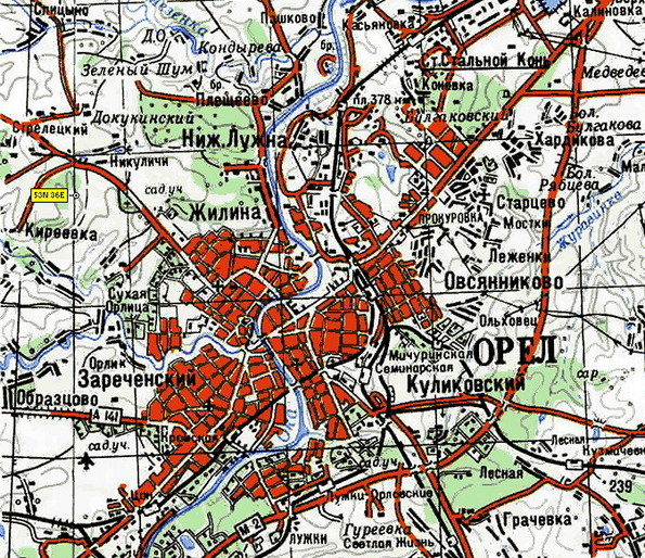 Topo map