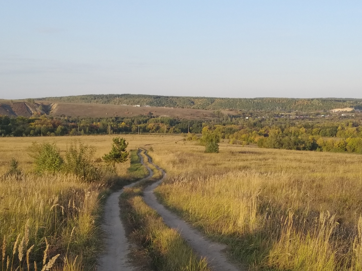 Вид на окрестности Канаевки / A view to the Kanayevka vicinity