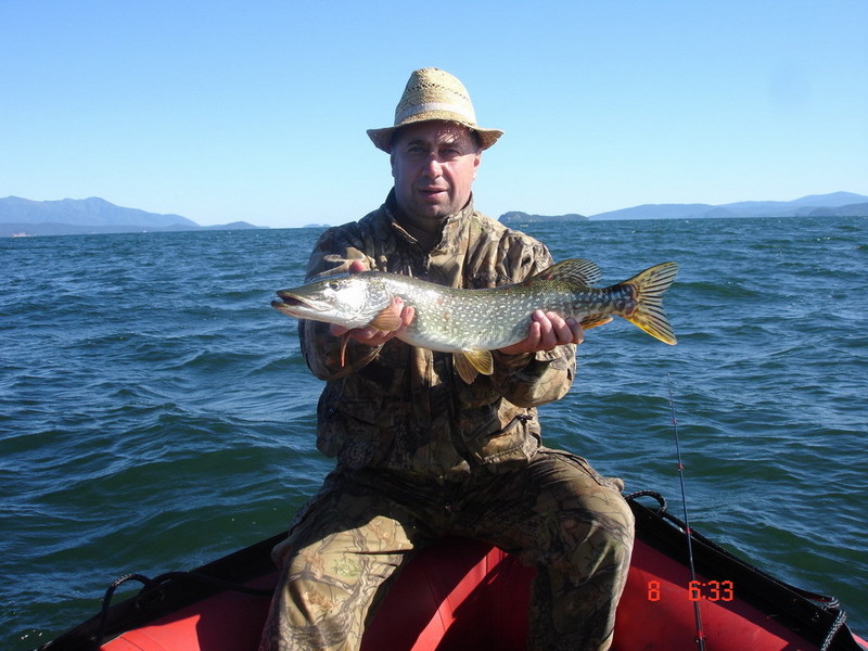 Fishing was the basic purpose of that trip to lake Baikal