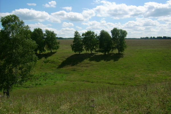 The first view at the confluence point (500 m left)