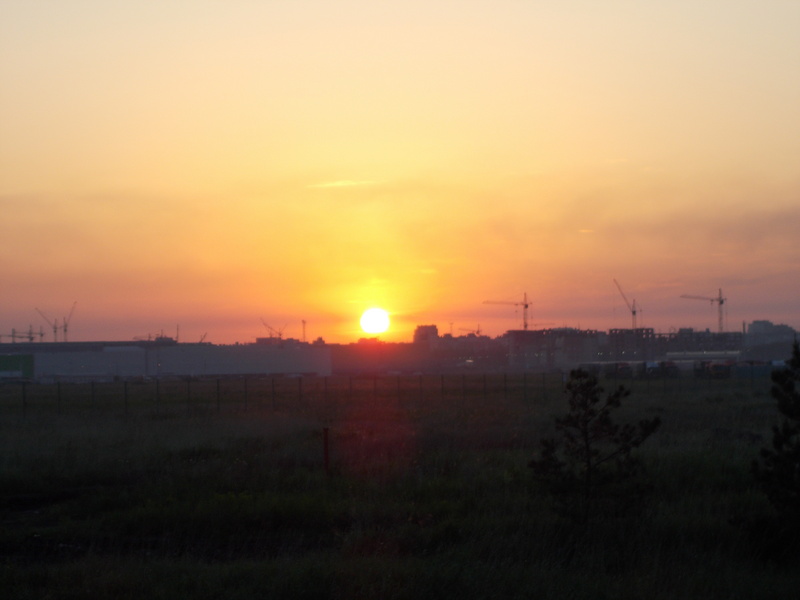 С первыми лучами солнца/With the first rays of the sun