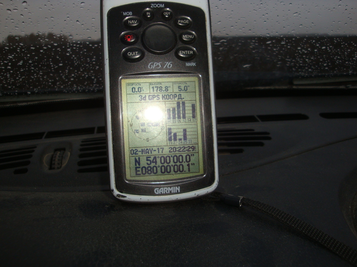 GPS reading