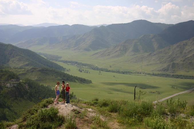 На перевале Чике-Таман -- On Chikye-Taman pass