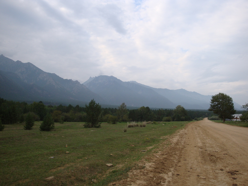 Вид в сторону пересечения/Towards the confluence