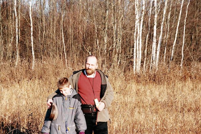 Visitors at the forest edge/Мы на опушке