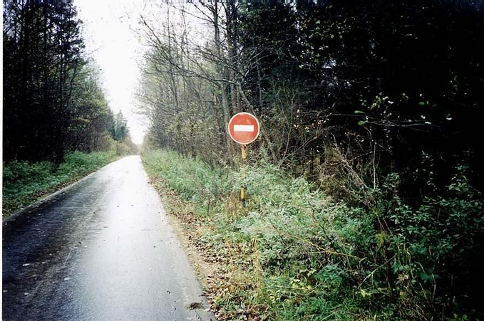 First road sign