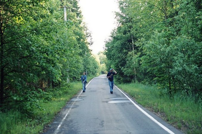 The road towards the point