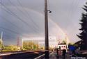 #7: Rainbow above the railroad.