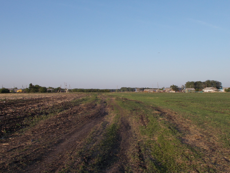 Впереди деревня Шефер/Shefer village ahead