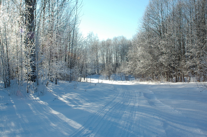 Snowmobile road