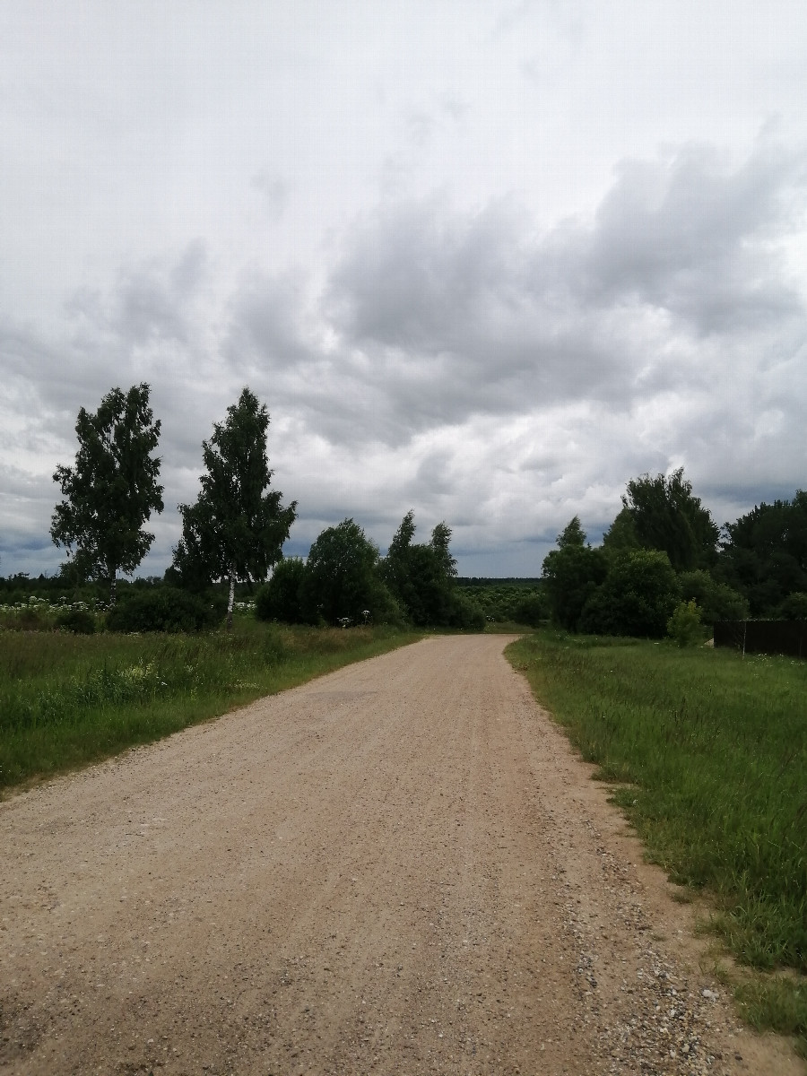 The road to Bolshoe Nikolskoye