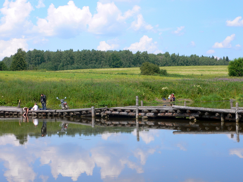 Wooden Bridge Near The CP