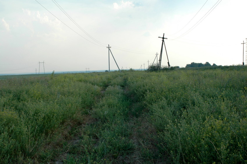 Pipeline to the west from CP