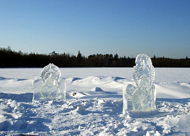 The ice monuments