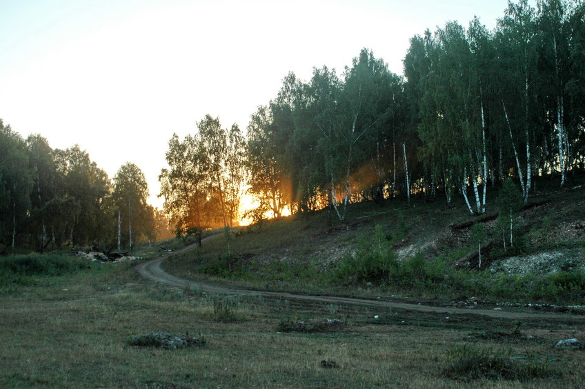 Sunset near Kashkino/Закат у Кашкино