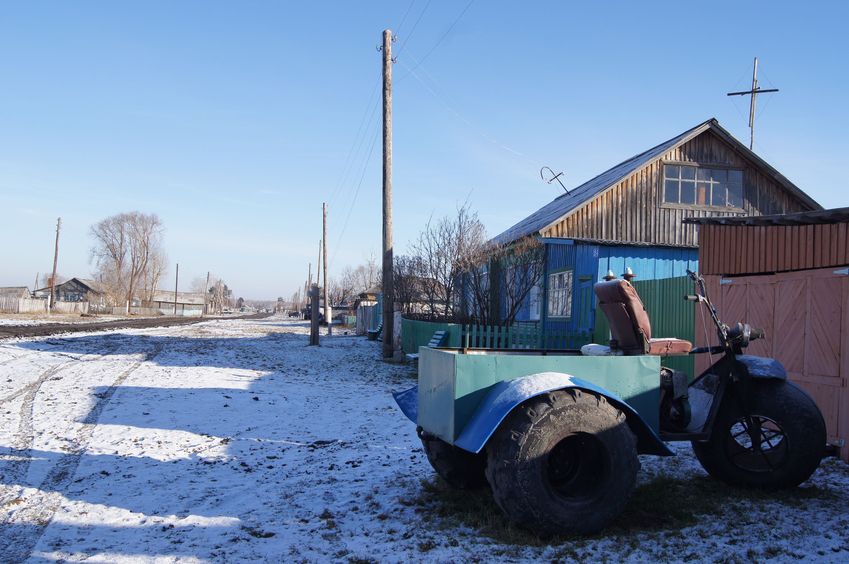 Местные самодельные вездеходы / Local self-made all-terrain vehicles