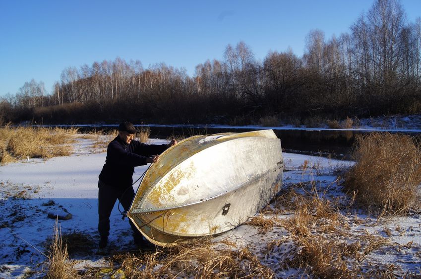 Ура! Лодка! / Hurray! The boat!