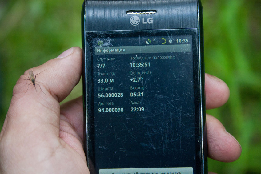 GPS error is 30 meters (and mosquito!!)