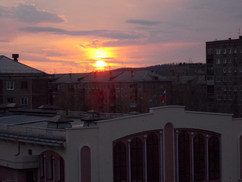 Утро в Братске/Morning in Bratsk town