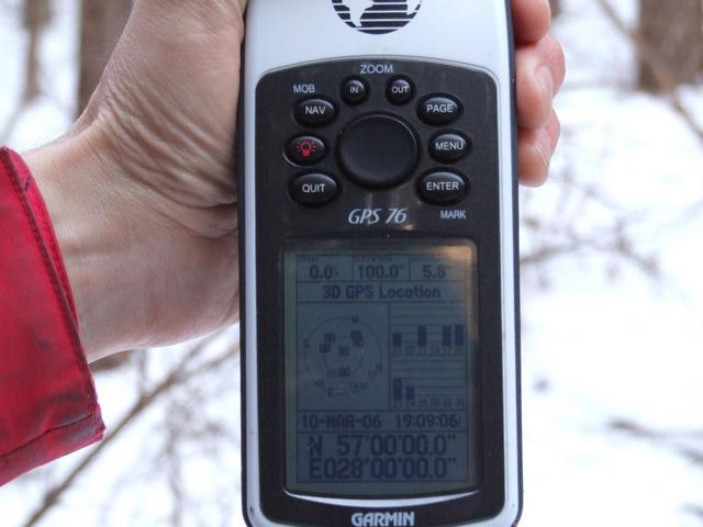 GPS receiver at CP