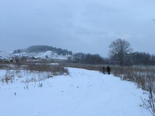 #1: Вид из Антуфьево в направлении точки -- View from Antuf'yevo in the confluence direction