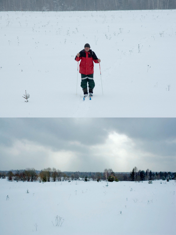 По полю к деревне/On the field