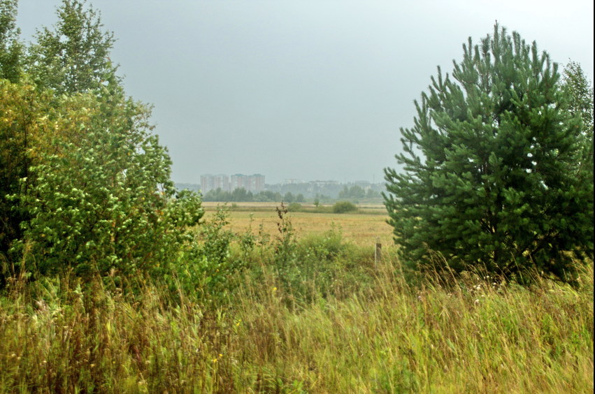 View to Perm' residential area/Вид на район Перми за Камой