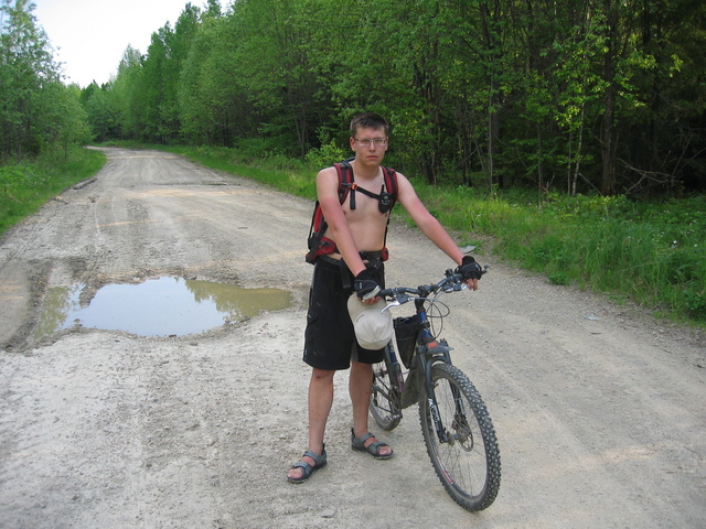 The road that runs as far as 700 metres from the point