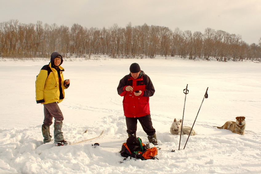 With the dogs / С собаками