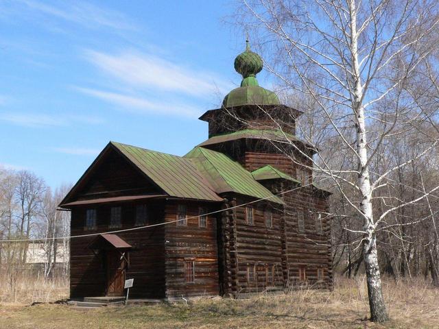 Ильинская церковь из Верхнего Березовца -- Il'inskaya church from Upper Berezovets