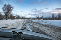 #4: Зимник тает / Ice road is melting