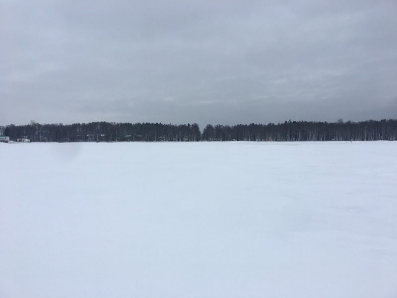 Вид на север от точки / North view