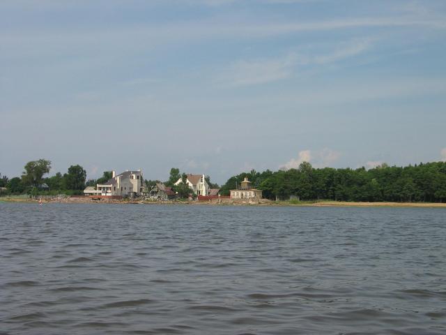 View to the Northwest: the village Lisiy Nos