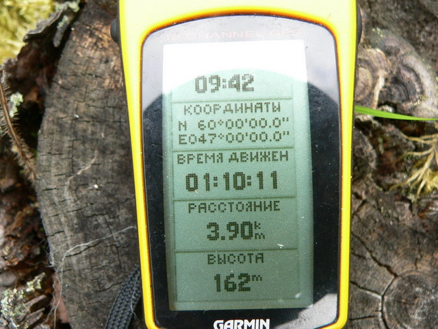 GPS reading