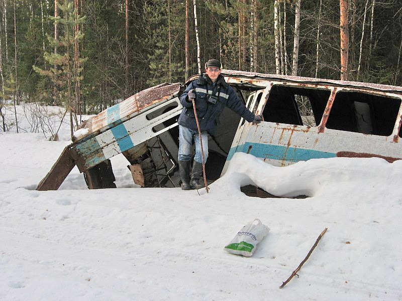 Abandoned bus