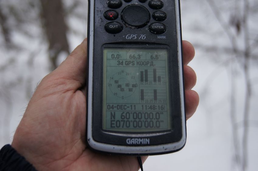 GPS reading