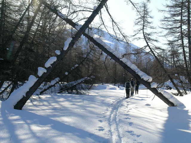 Going up the Khulakag River