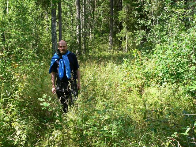 Vladimir on the way to CP/Владимир на пути к точке