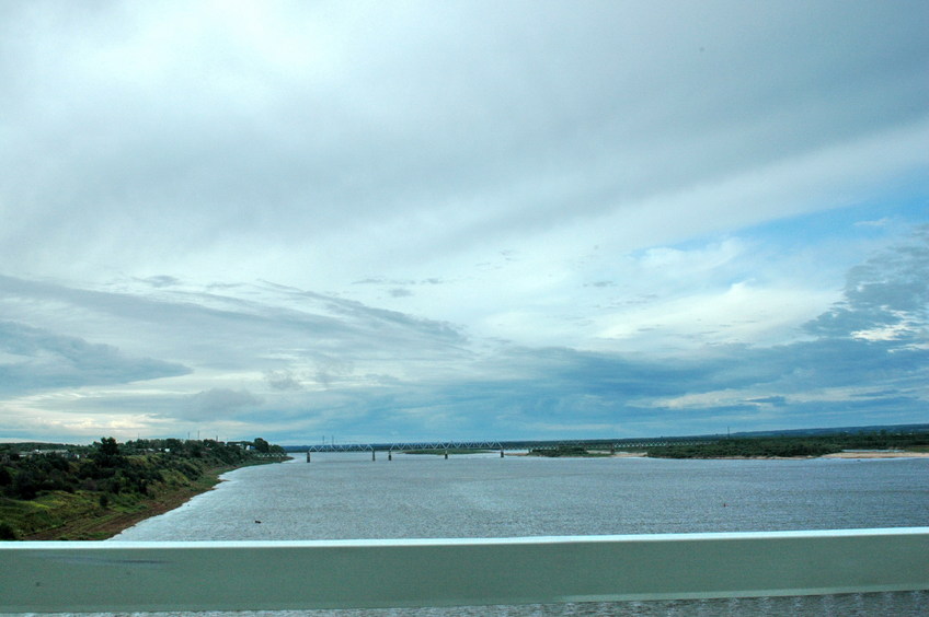 North Dvina river, Kotlas bridge