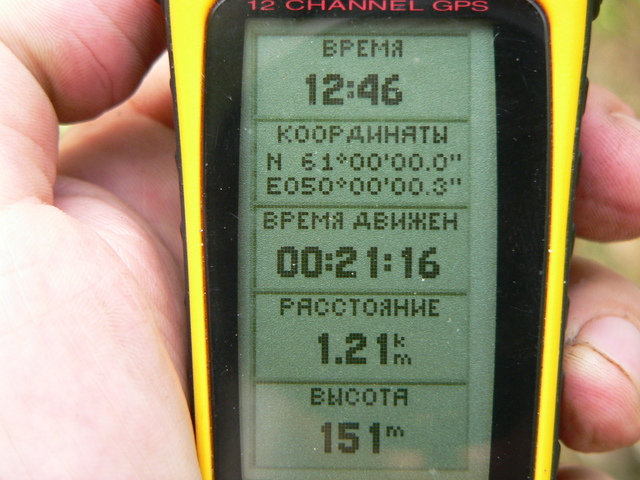 GPS reading