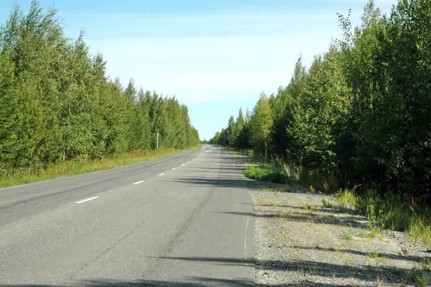 Highway towards Uray / Шоссе на Урай